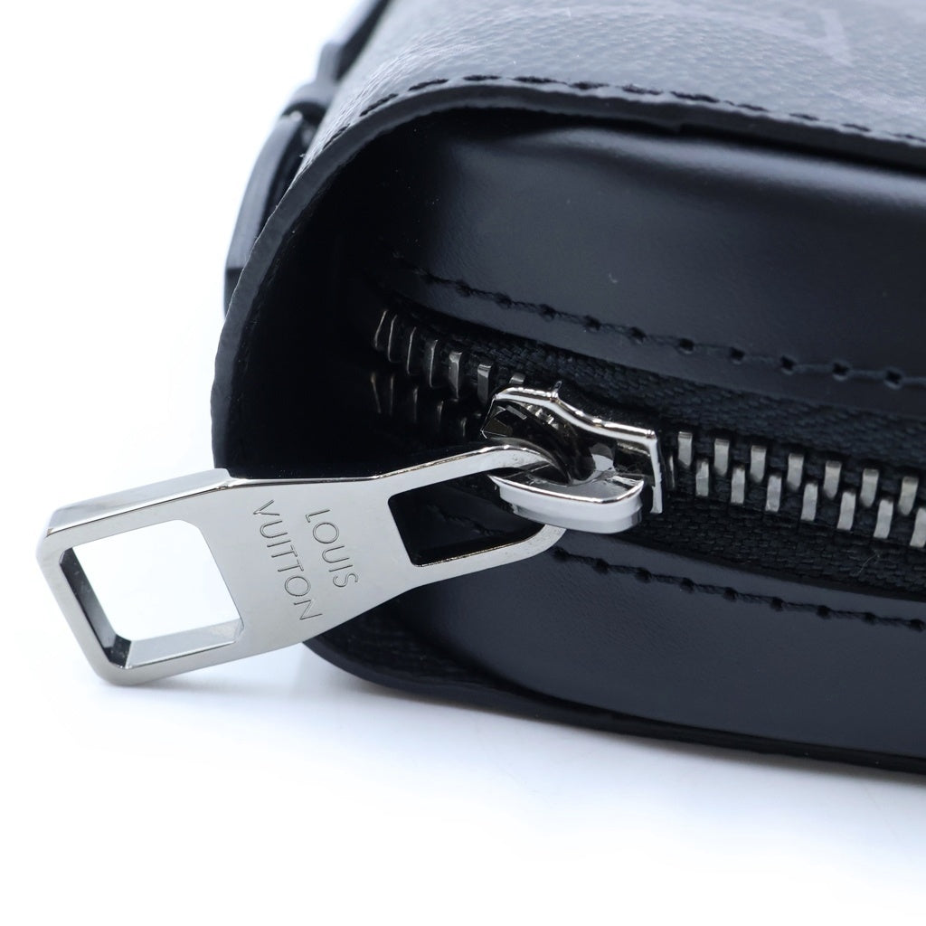 LOUIS VUITTON(ルイヴィトン) モノグラムエクリプス ジッピーXL クラッチバッグ ブラック PVCレザー RFID M61698 レディース