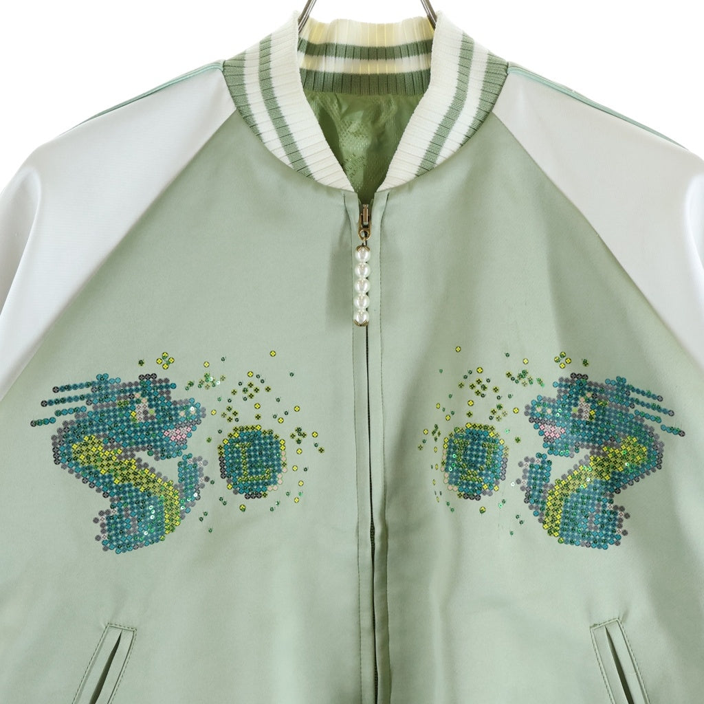LOUIS VUITTON(ルイヴィトン) エンブロイダード ブルゾン スカジャン アウター ポリエステル RM241 GNO HQB99E