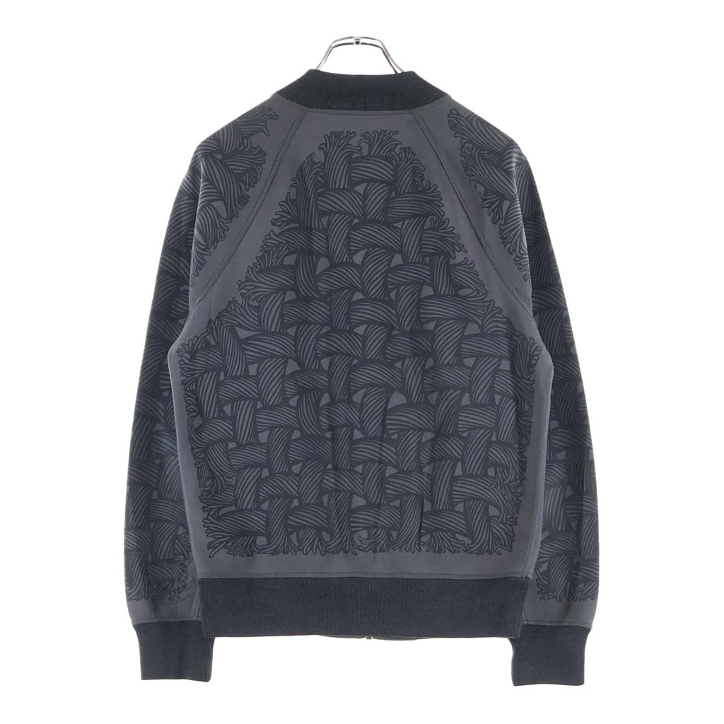 LOUIS VUITTON(ルイヴィトン) ×Christopher Nemeth 15AW ロープ柄ジップアップブルゾン スタジャン クリストファーネメス グレー H8Y65WJD5