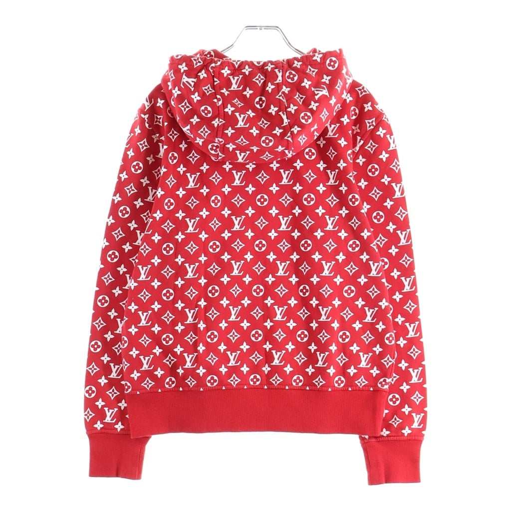 SUPREME(シュプリーム) 17AW ×ルイヴィトン ボックスロゴ刺繍 モノグラム プルオーバー スウェット パーカー フーディー RM172 JIU HDY91W