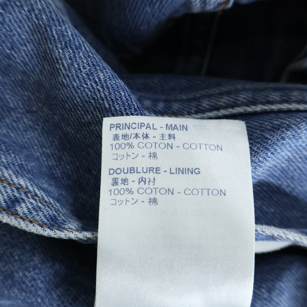 LOUIS VUITTON(ルイヴィトン) 20SS モノグラム デニム ジャケット アウター Gジャン インディゴ コットン ブルー RM202 YIE HJA71W