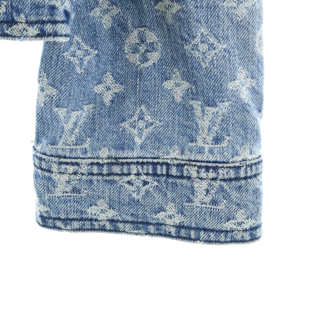 SUPREME(シュプリーム) 17AW ×LOUIS VUITTON ルイヴィトン モノグラム ジャガード デニム トラッカージャケット インディゴ RM172 ALL HDA91W