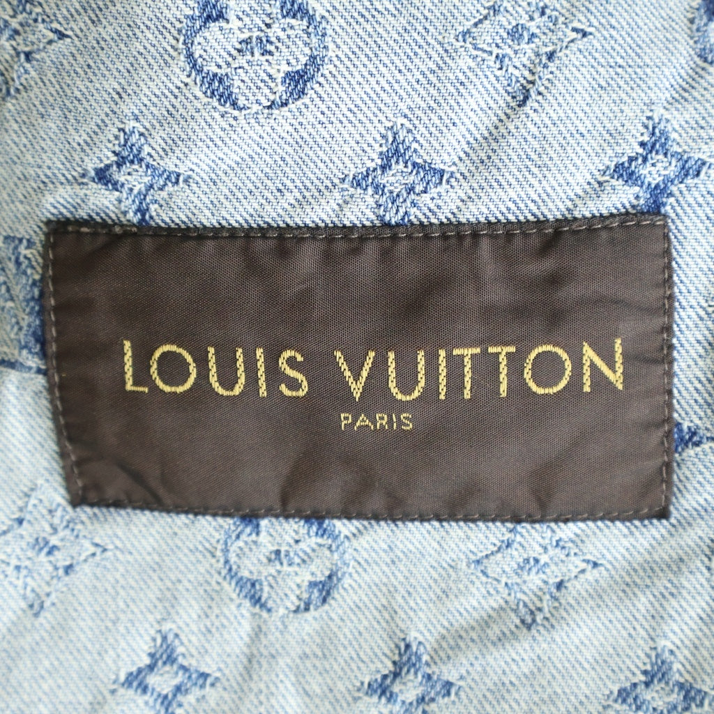 SUPREME(シュプリーム) 17AW ×LOUIS VUITTON ルイヴィトン モノグラム ジャガード デニム トラッカージャケット インディゴ RM172 ALL HDA91W
