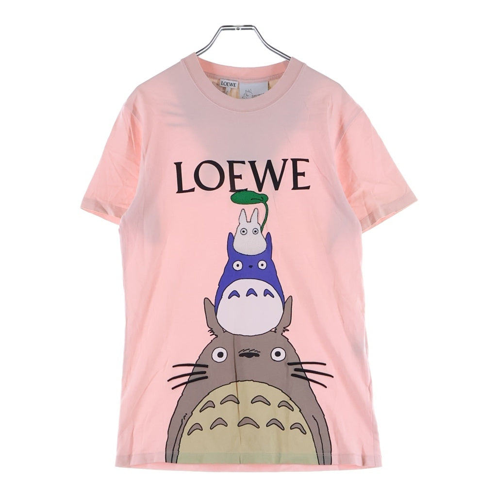 LOEWE(ロエベ) スタジオジブリ となりのトトロ 半袖 Tシャツ カットソー コットン ピンク S848Y22X02