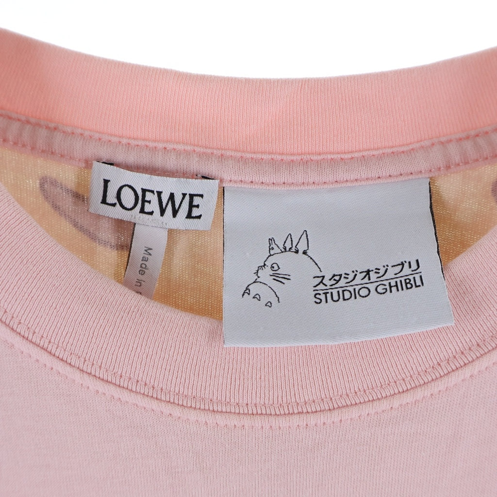 LOEWE(ロエベ) スタジオジブリ となりのトトロ 半袖 Tシャツ カットソー コットン ピンク S848Y22X02