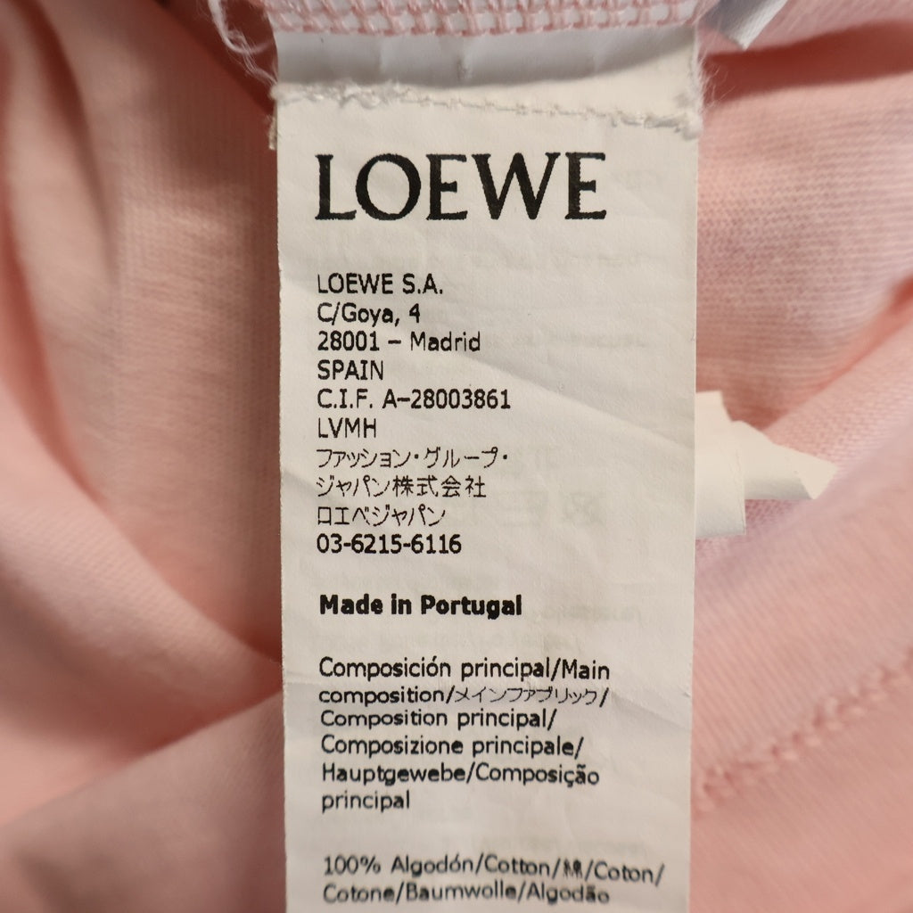 LOEWE(ロエベ) スタジオジブリ となりのトトロ 半袖 Tシャツ カットソー コットン ピンク S848Y22X02