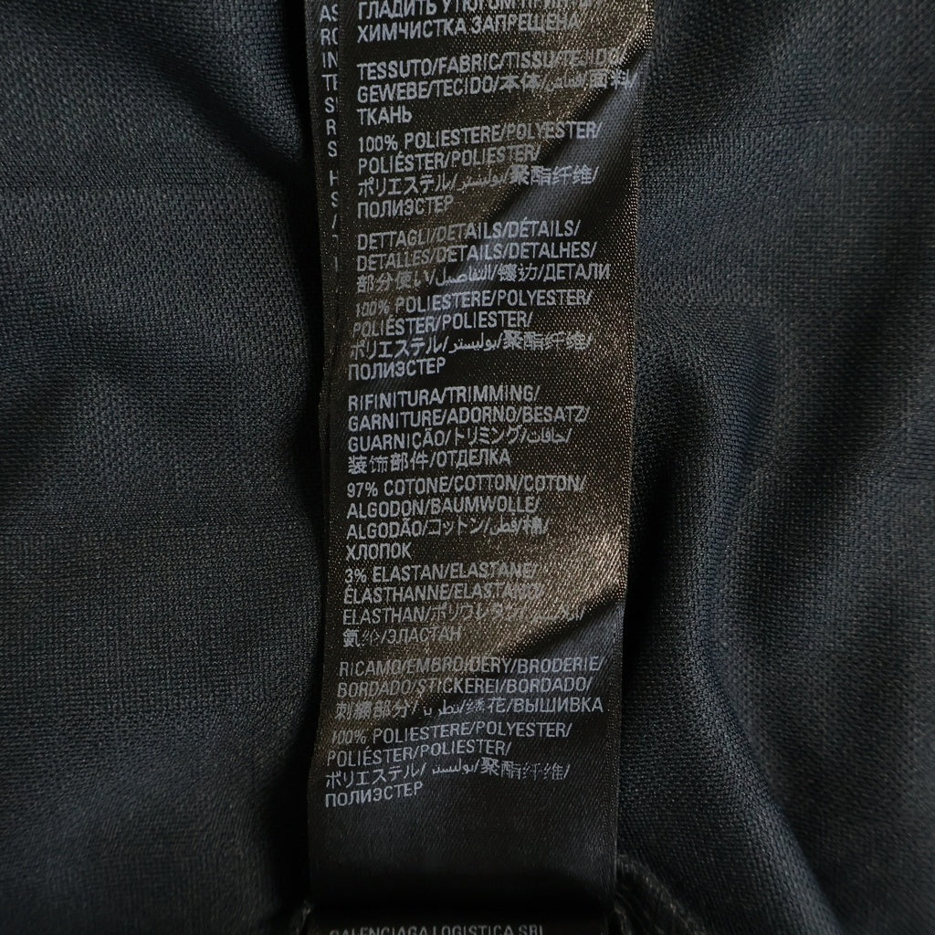 BALENCIAGA(バレンシアガ) adidas アディダス オーバーサイズ Tシャツ 半袖 サッカー Vネック ポリエステル 723663