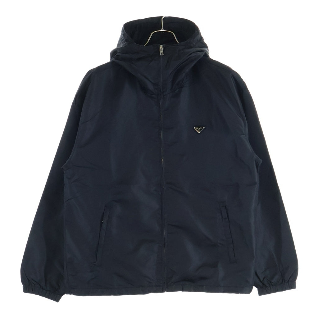 PRADA(プラダ) Re-Nylon ジャケット フーディ 三角ロゴ ナイロン ブラック SGC991 S000 1WQ8