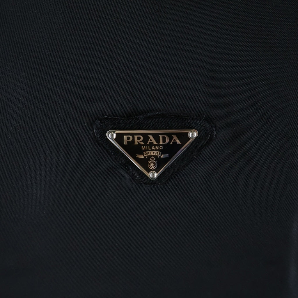 PRADA(プラダ) Re-Nylon ジャケット フーディ 三角ロゴ ナイロン ブラック SGC991 S000 1WQ8