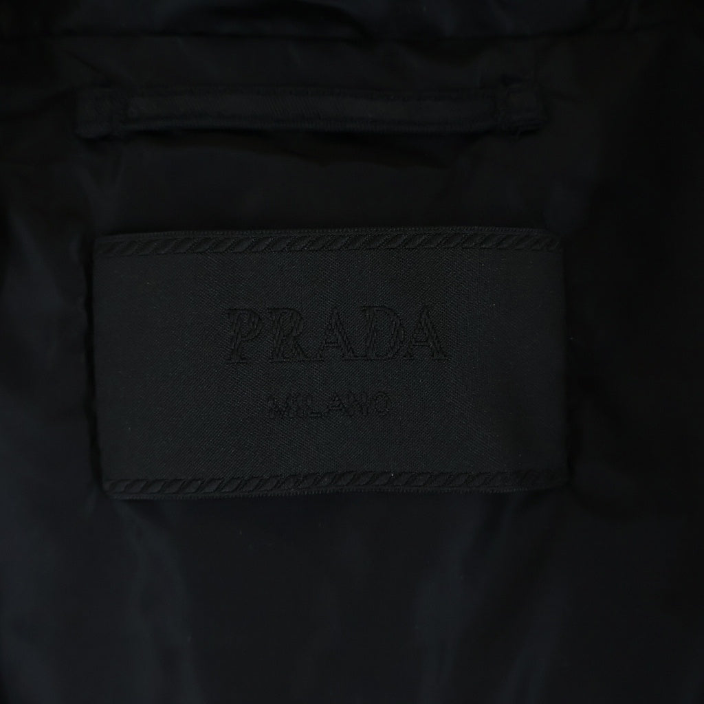 PRADA(プラダ) Re-Nylon ジャケット フーディ 三角ロゴ ナイロン ブラック SGC991 S000 1WQ8