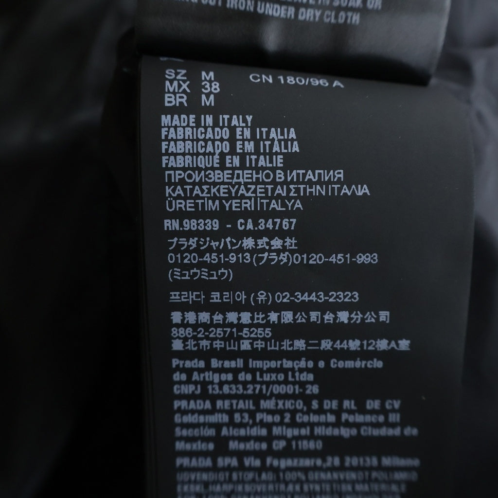 PRADA(プラダ) Re-Nylon ジャケット フーディ 三角ロゴ ナイロン ブラック SGC991 S000 1WQ8