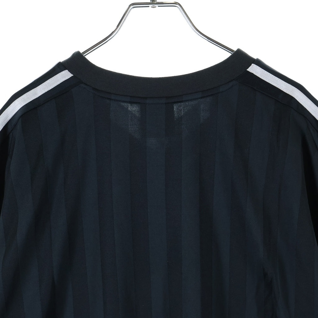 BALENCIAGA(バレンシアガ) adidas アディダス オーバーサイズ Tシャツ 半袖 サッカー Vネック ポリエステル 723663