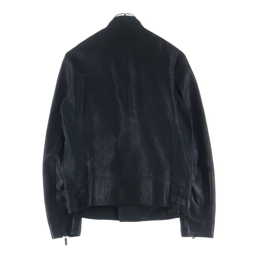 Dior HOMME(ディオールオム) 10s クリス期 Ramb Leather Jacket ラムレザー ダブルライダースジャケット ブラック 563L432J0201