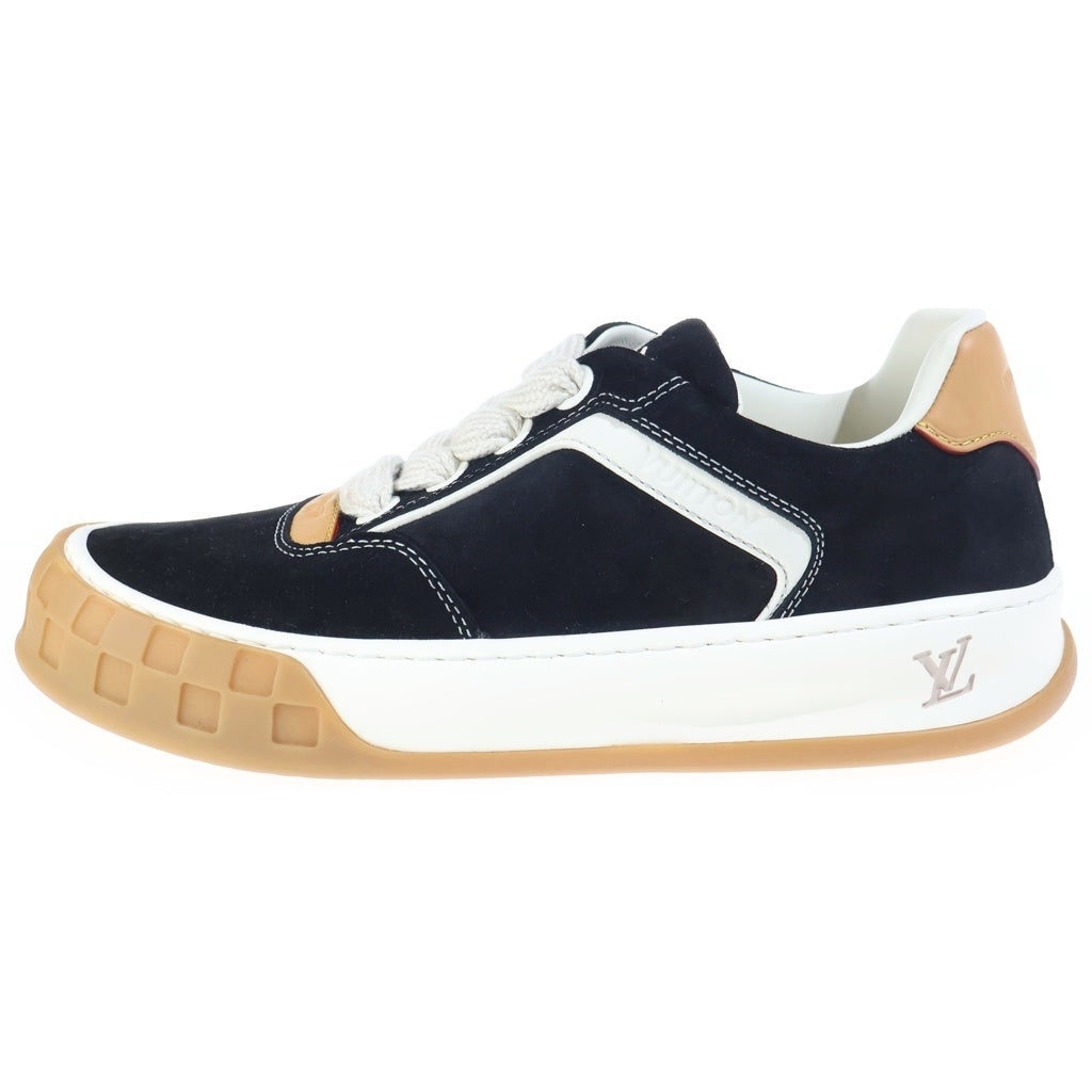 LOUIS VUITTON(ルイヴィトン) LV ティルテッド スエードローカットスニーカー ブラック 1AJ741