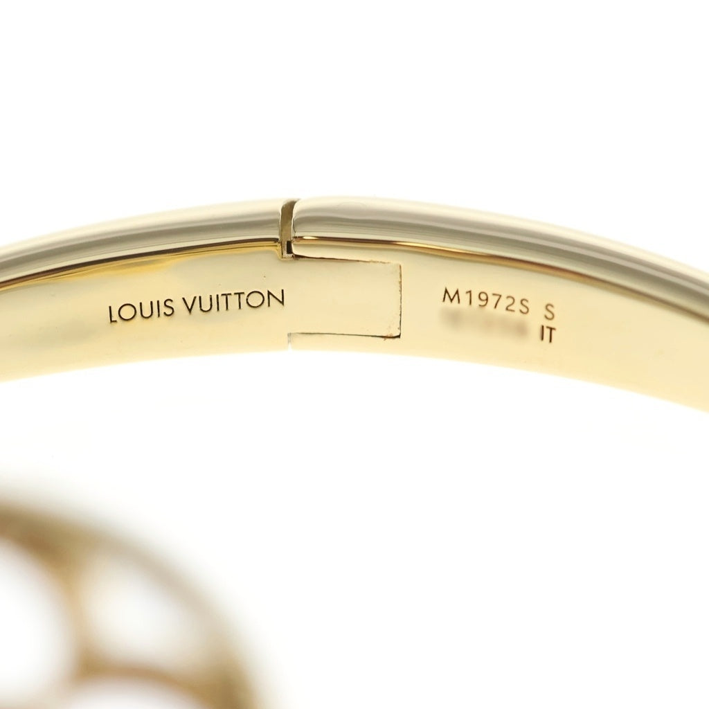LOUIS VUITTON(ルイヴィトン) ブレスレット・LV パーリー フラワー バングル ゴールド M1972S レディース