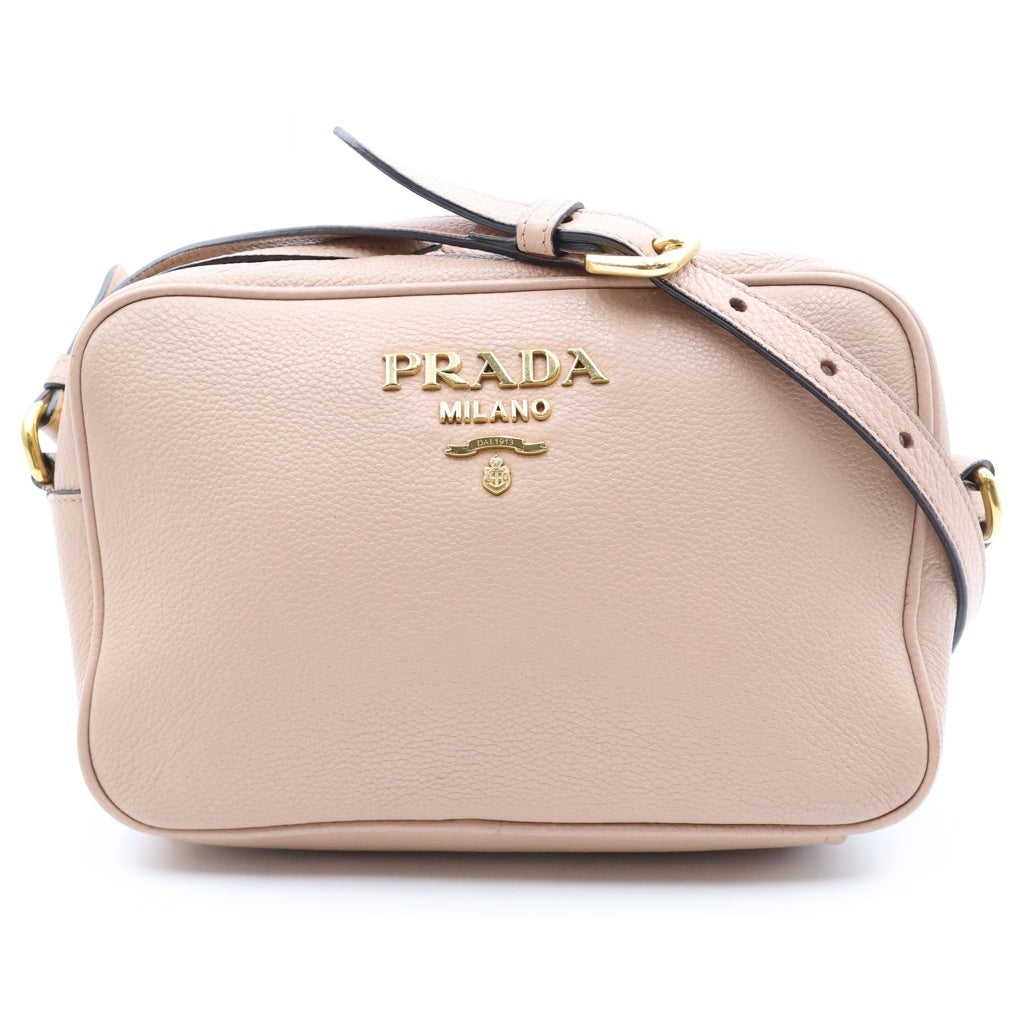 PRADA(プラダ) ヴィッテロフェニックス ショルダーバッグ ピンク レザー 1BH103 レディース