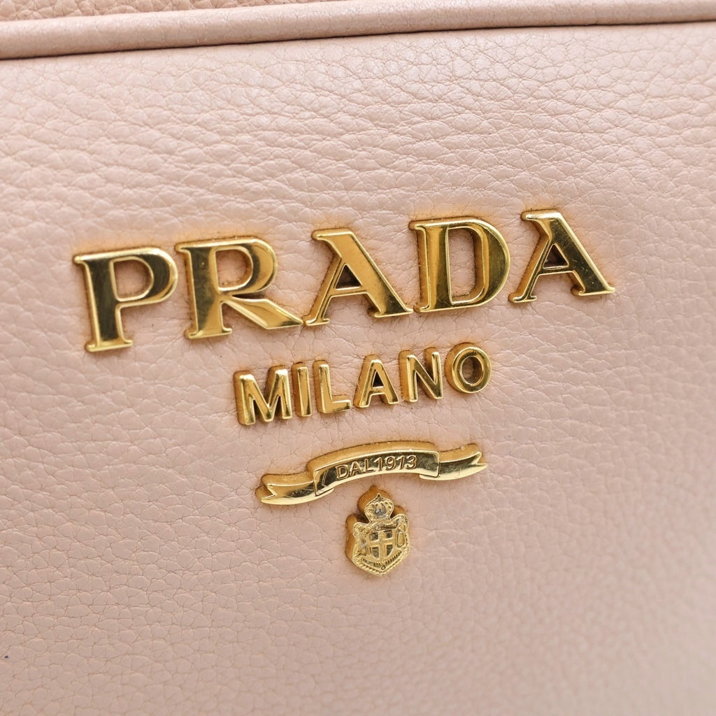 PRADA(プラダ) ヴィッテロフェニックス ショルダーバッグ ピンク レザー 1BH103 レディース