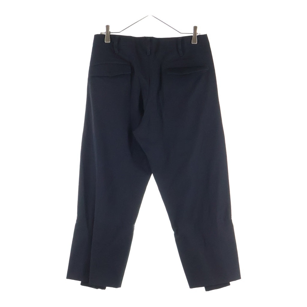 Yohji Yamamoto(ヨウジヤマモト) スラックス パンツ コットン ブラック レディース