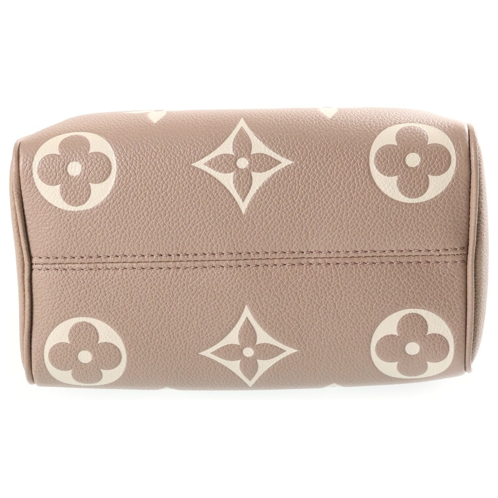 LOUIS VUITTON(ルイヴィトン) モノグラムアンプラント スピーディバンドリエール20 ハンド ショルダーバッグ 2WAY ゴールド金具 ベージュ M46575 レディース