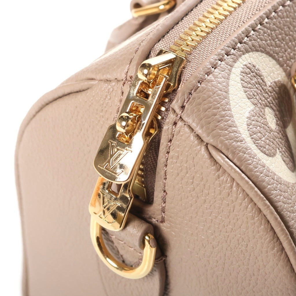 LOUIS VUITTON(ルイヴィトン) モノグラムアンプラント スピーディバンドリエール20 ハンド ショルダーバッグ 2WAY ゴールド金具 ベージュ M46575 レディース