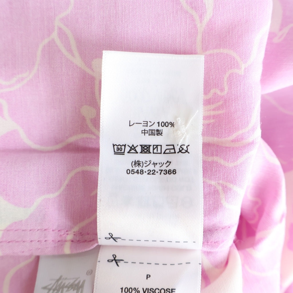 STUSSY(ステューシー) 2026SS FLORAL HAWAIIAN SHIRT ハワイアンシャツ ピンク