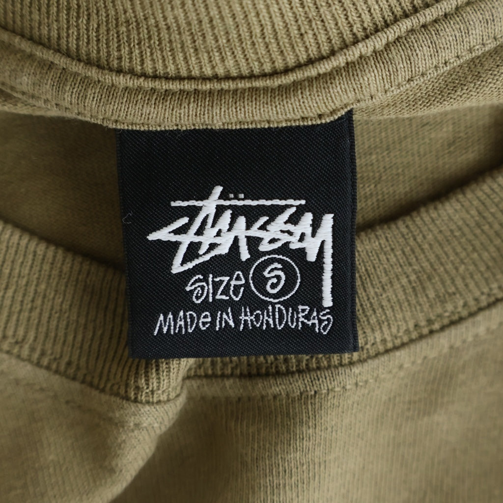 STUSSY(ステューシー) スターグラフィックフロントプリント 半袖Tシャツ クルーネックカットソー ブラウン