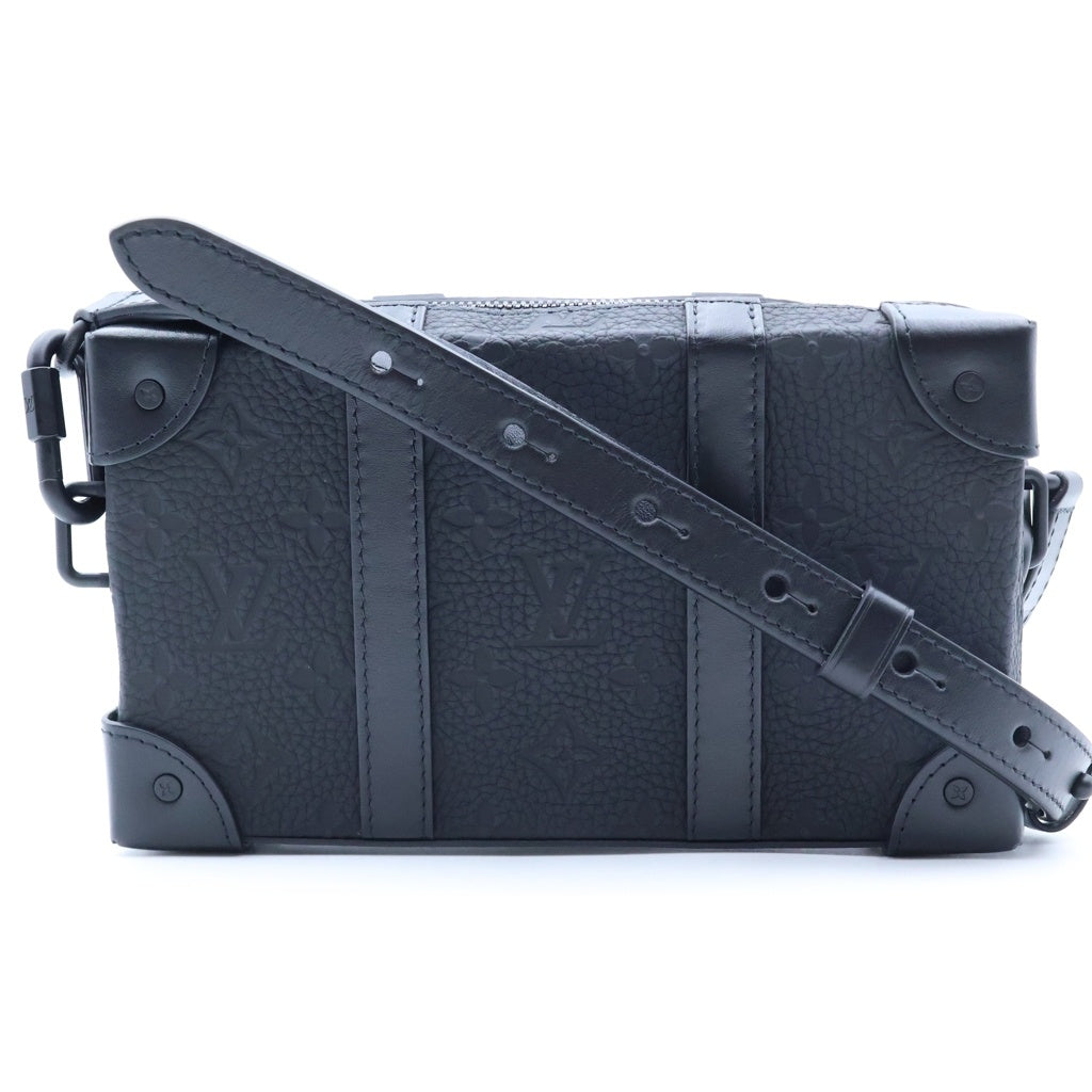 LOUIS VUITTON(ルイヴィトン) モノグラムアンプラント ソフトトランクウォレット ショルダーバッグ ブラック レザー M80224 RFID