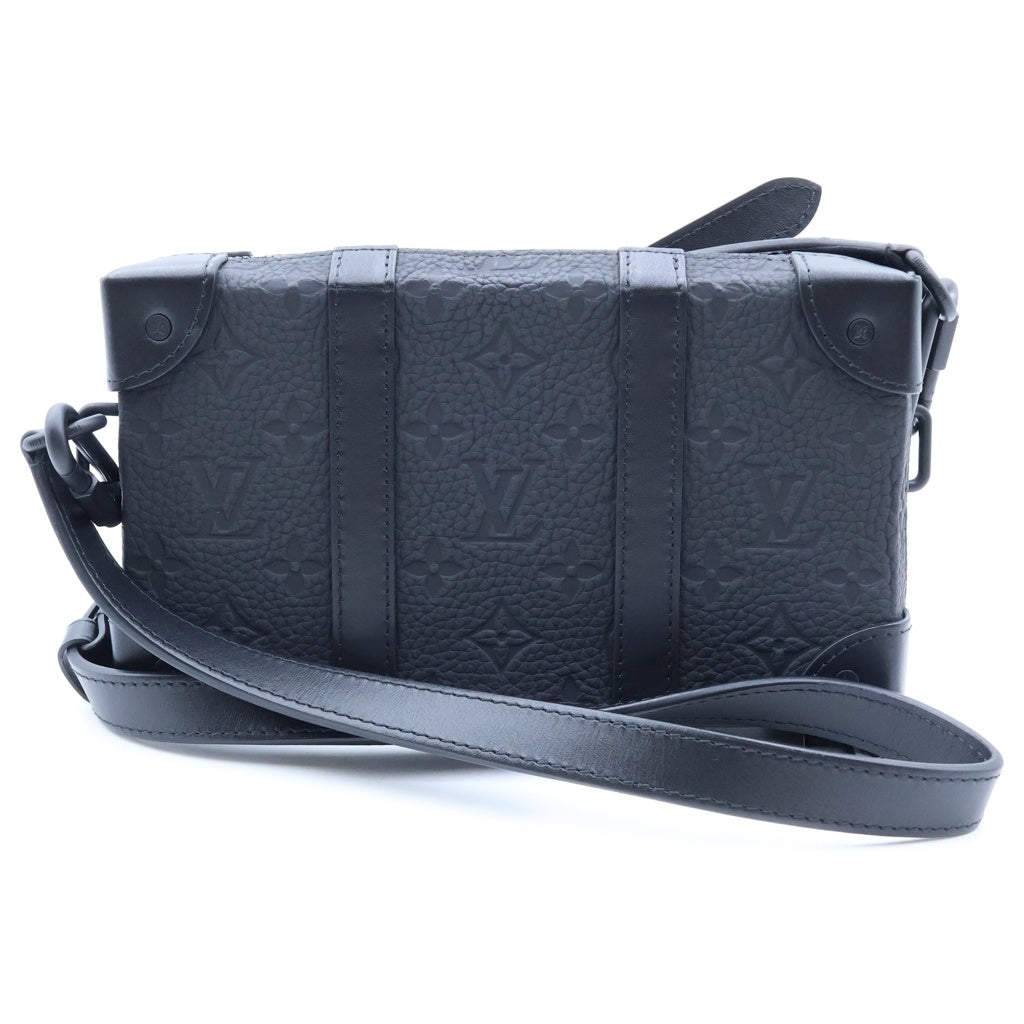 LOUIS VUITTON(ルイヴィトン) モノグラムアンプラント ソフトトランクウォレット ショルダーバッグ ブラック レザー M80224 RFID