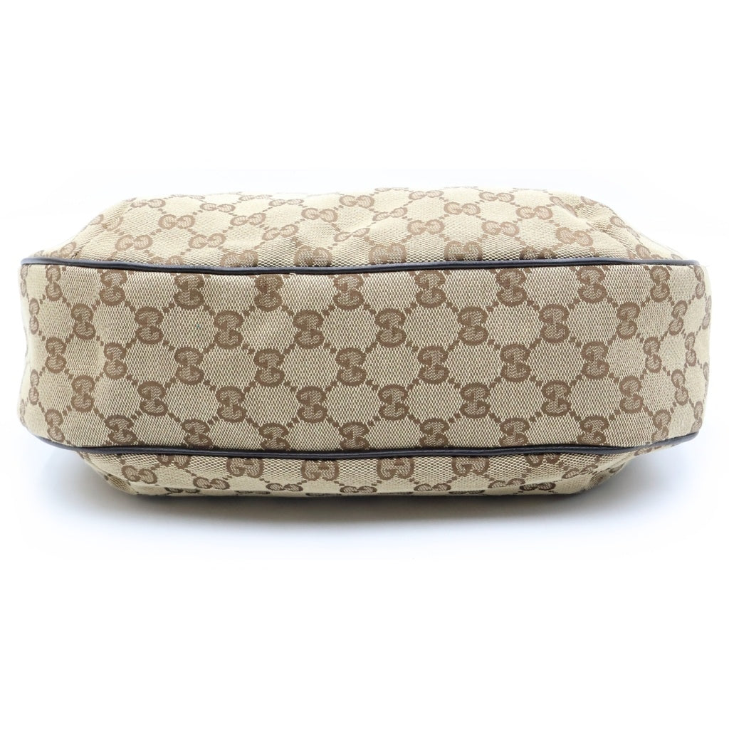 GUCCI(グッチ) GGキャンバス シェリーライン ワンショルダーバッグ ベージュ キャンバス 233608 レディース