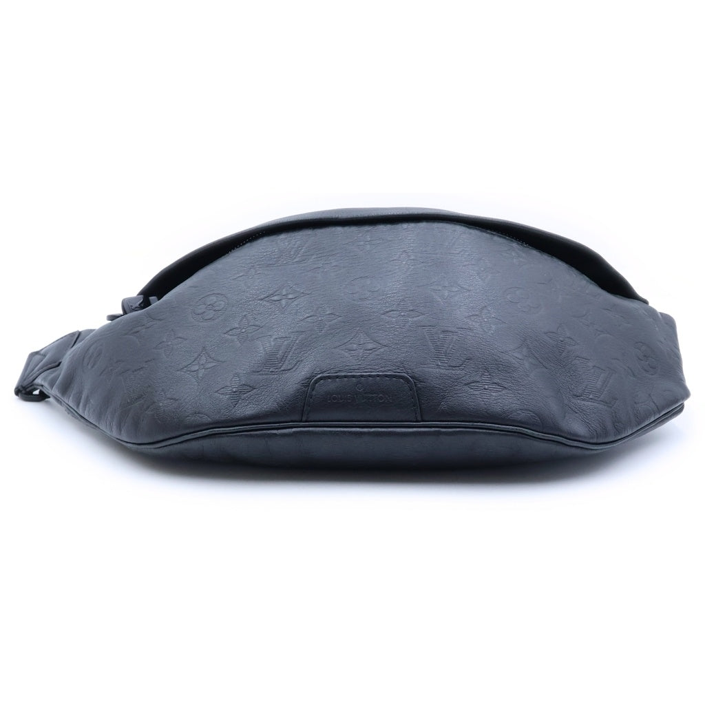 LOUIS VUITTON(ルイヴィトン) モノグラムシャドウ ディスカバリー バムバッグPM レザー ボディ ショルダーバッグ ブラック M46036 レディース