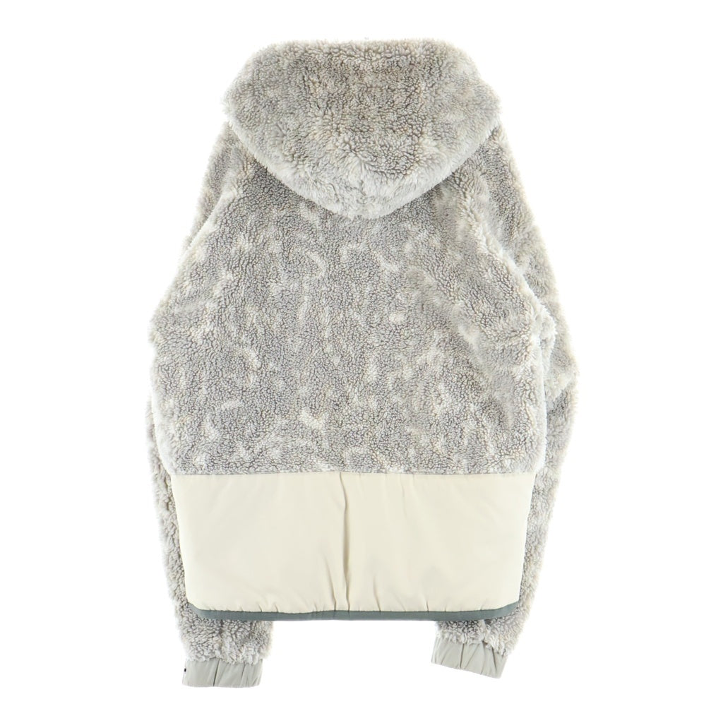MONCLER(モンクレール) 22AW GRENOBLE ボア フリース ジップアップ パーカー フーディー グレー H20978G00002
