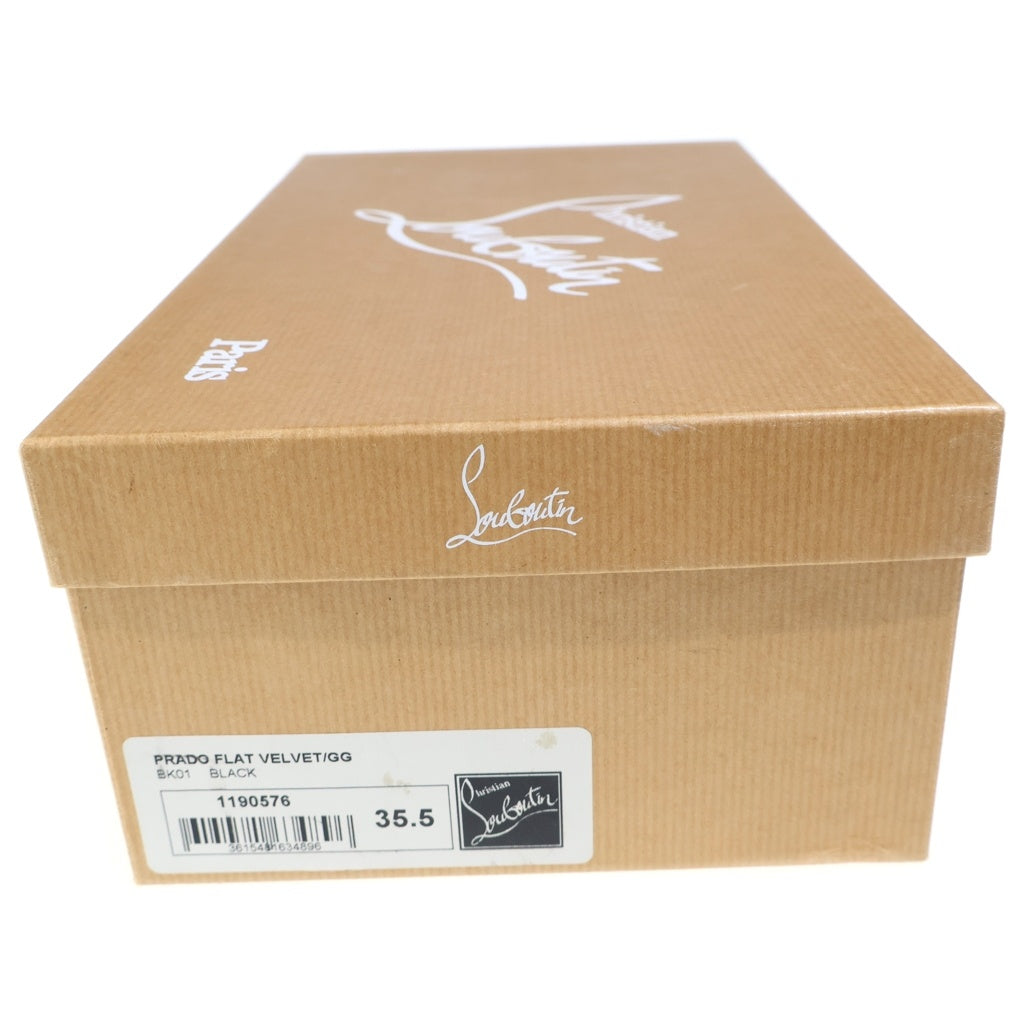 CHRISTIAN LOUBOUTIN(クリスチャンルブタン) スタッズ スパンコール ハイヒール ピンク レザー レディース