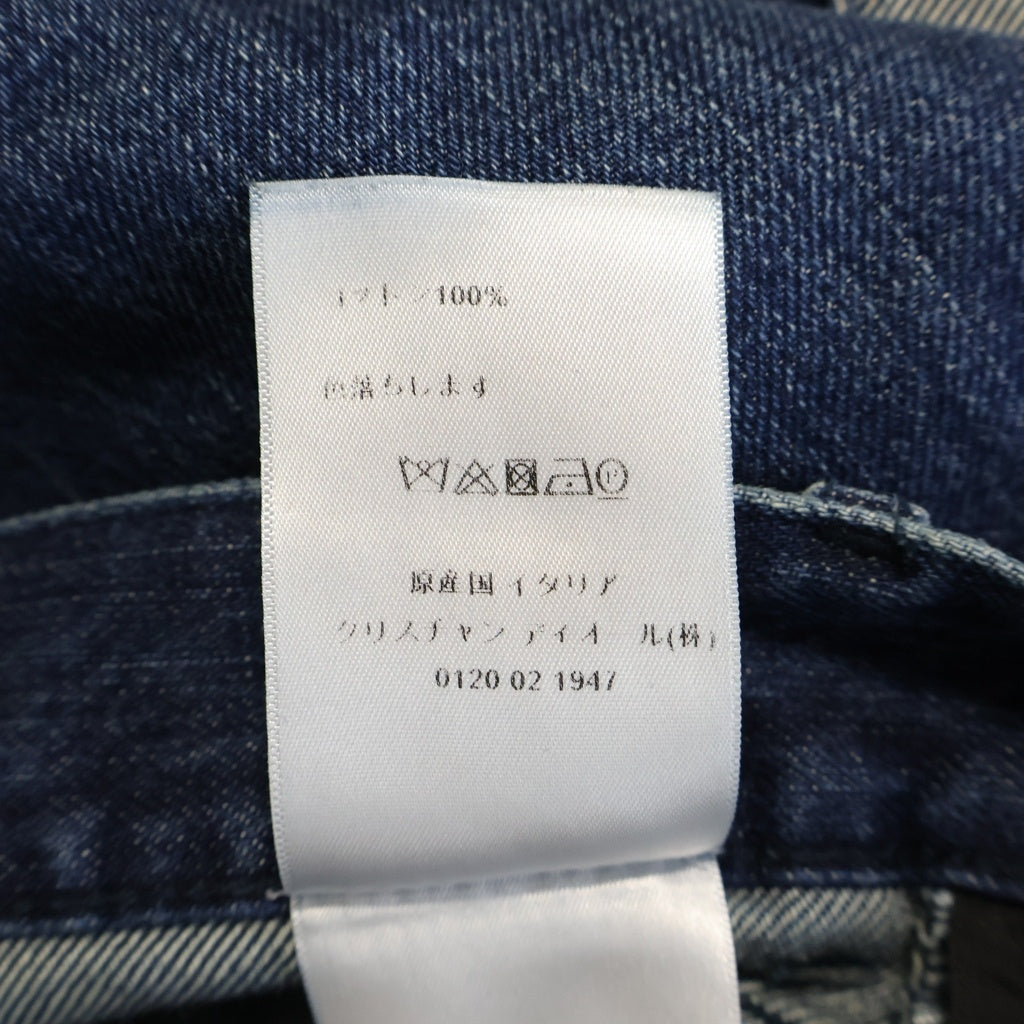 Christian Dior(クリスチャンディオール) カットオフ ボーイフレンド デニムパンツ ジーンズ インディゴ レディース 912P01A3319