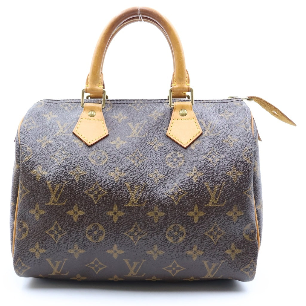 LOUIS VUITTON(ルイヴィトン) モノグラム スピーディー25 ハンドバッグ ブラウン PVCレザー M41528 レディース