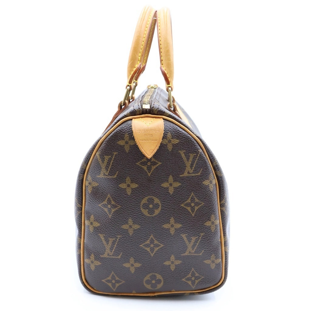 LOUIS VUITTON(ルイヴィトン) モノグラム スピーディー25 ハンドバッグ ブラウン PVCレザー M41528 レディース