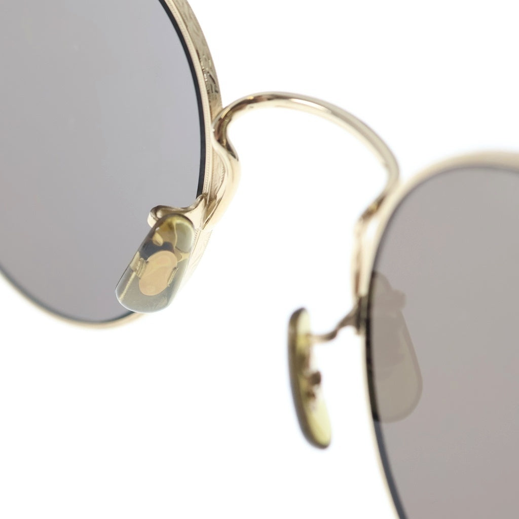 OLIVER PEOPLES(オリバーピープルズ) サングラス アイウェア メタルフレーム ブラック/ゴールド レディース