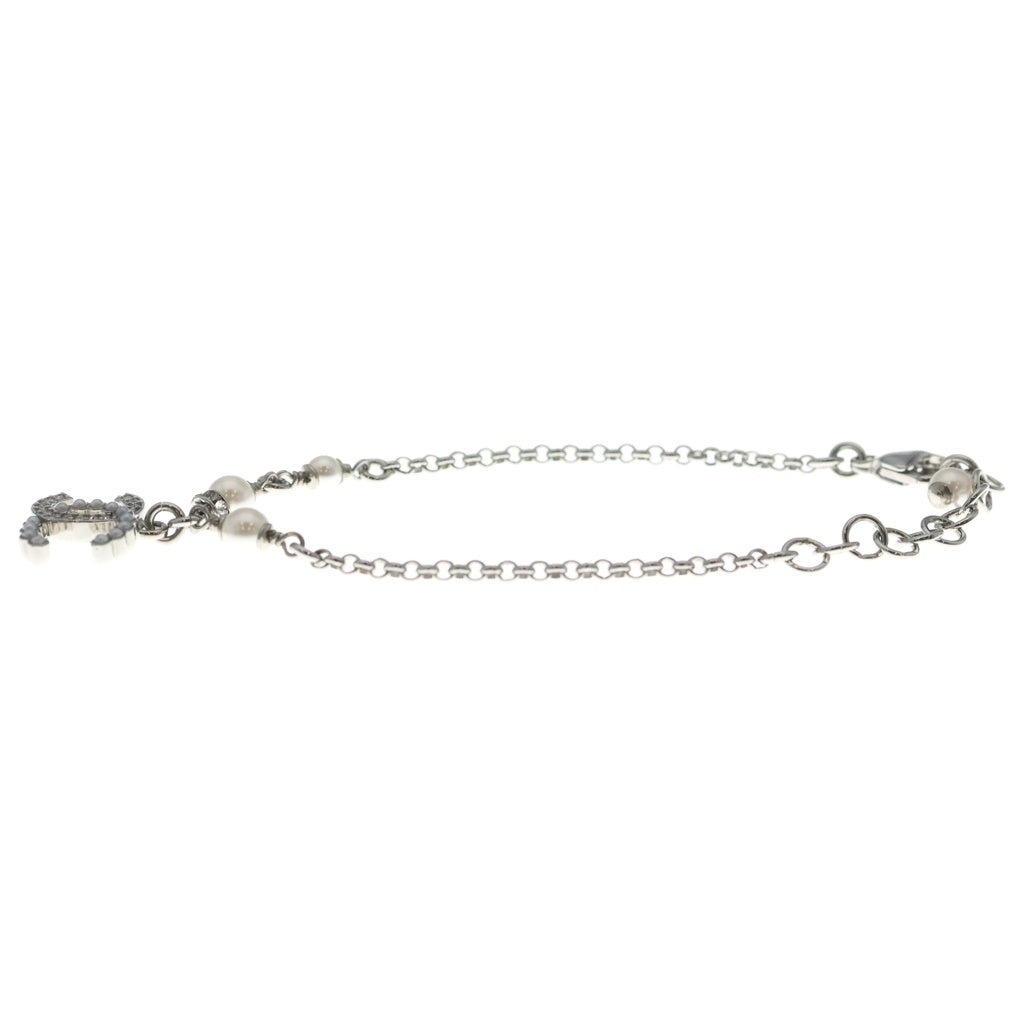 CHANEL(シャネル) ココマーク ラインストーン フェイクパール ブレスレット GP B24S レディース