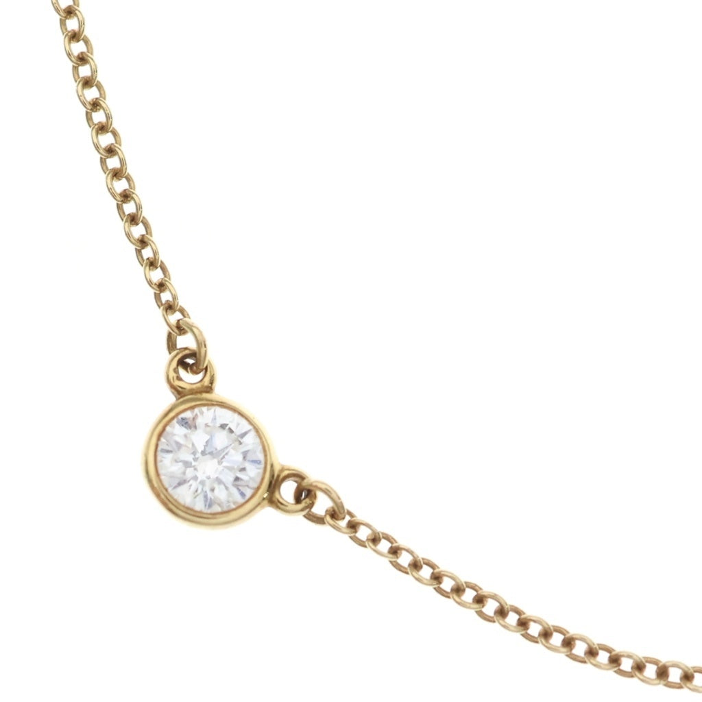 TIFFANY & Co.(ティファニー) バイザヤード ネックレス ピンクゴールド Au750 PG レディース
