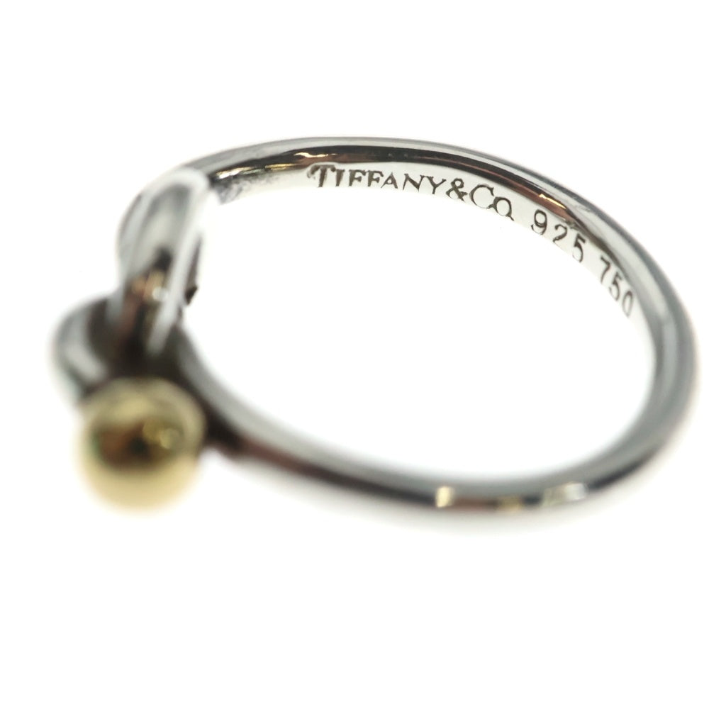 TIFFANY & Co.(ティファニー) ラブノット リング シルバー/ゴールド Ag925/Au750
