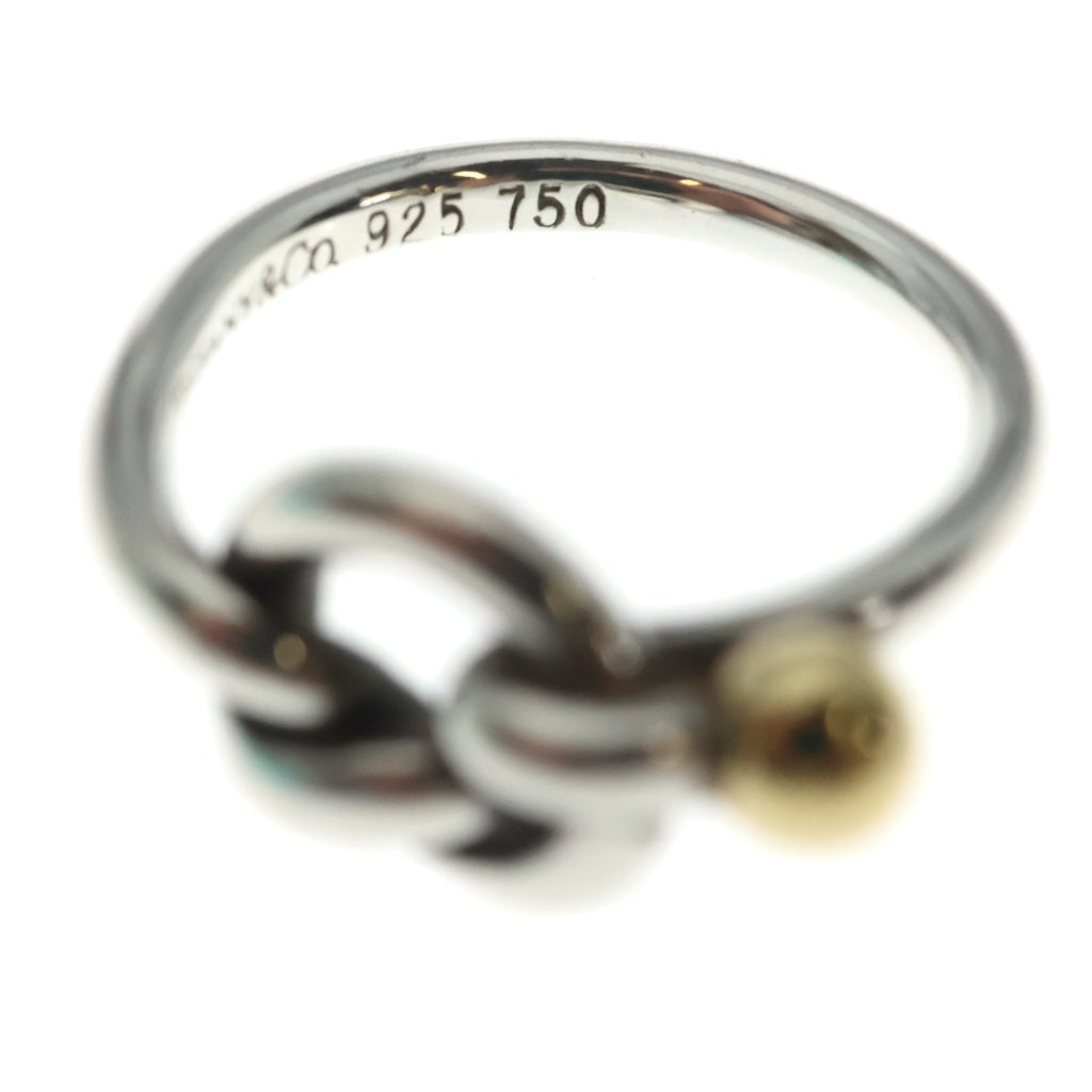 TIFFANY & Co.(ティファニー) ラブノット リング シルバー/ゴールド Ag925/Au750