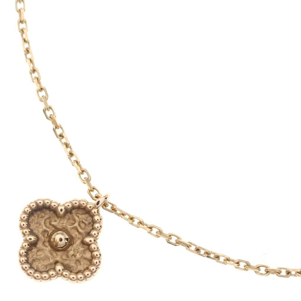 Van Cleef & Arpels(ヴァンクリーフアンドアーペル) スウィートアルハンブラ ネックレス ピンクゴールド Au750 K18 PG VCAR08DF00 レディース