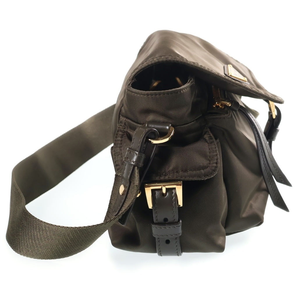 PRADA(プラダ) エクスプローラー ショルダーバッグ Re-Nylon カーキ ナイロン 1BD394 レディース