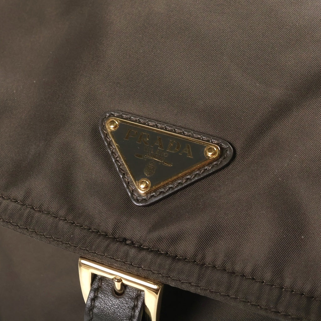 PRADA(プラダ) エクスプローラー ショルダーバッグ Re-Nylon カーキ ナイロン 1BD394 レディース