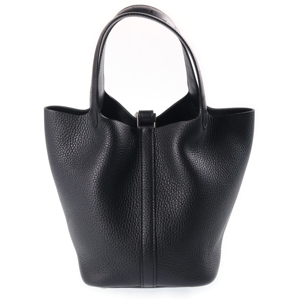 HERMES(エルメス) ピコタンロック タッチ PM ブラック トリヨンクレマンス シルバー金具 G刻印 レディース