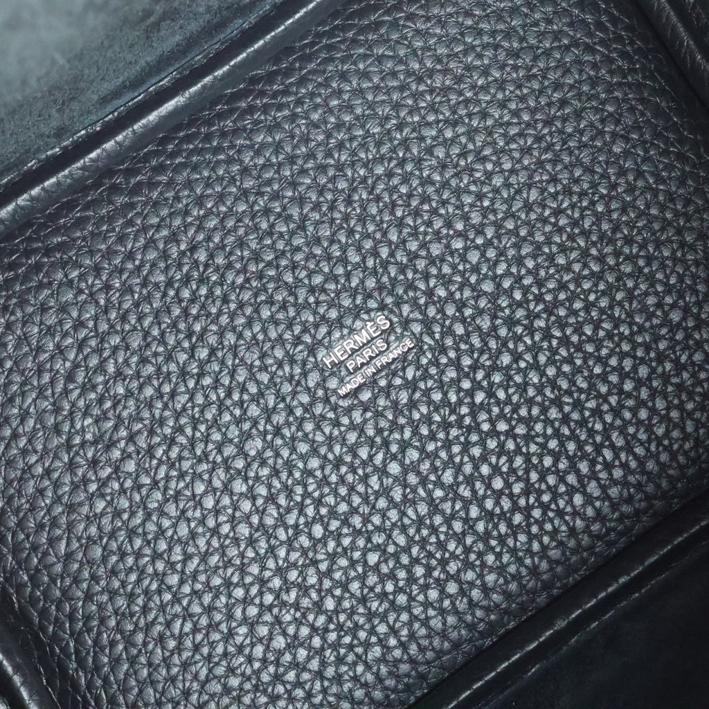 HERMES(エルメス) ピコタンロック タッチ PM ブラック トリヨンクレマンス シルバー金具 G刻印 レディース