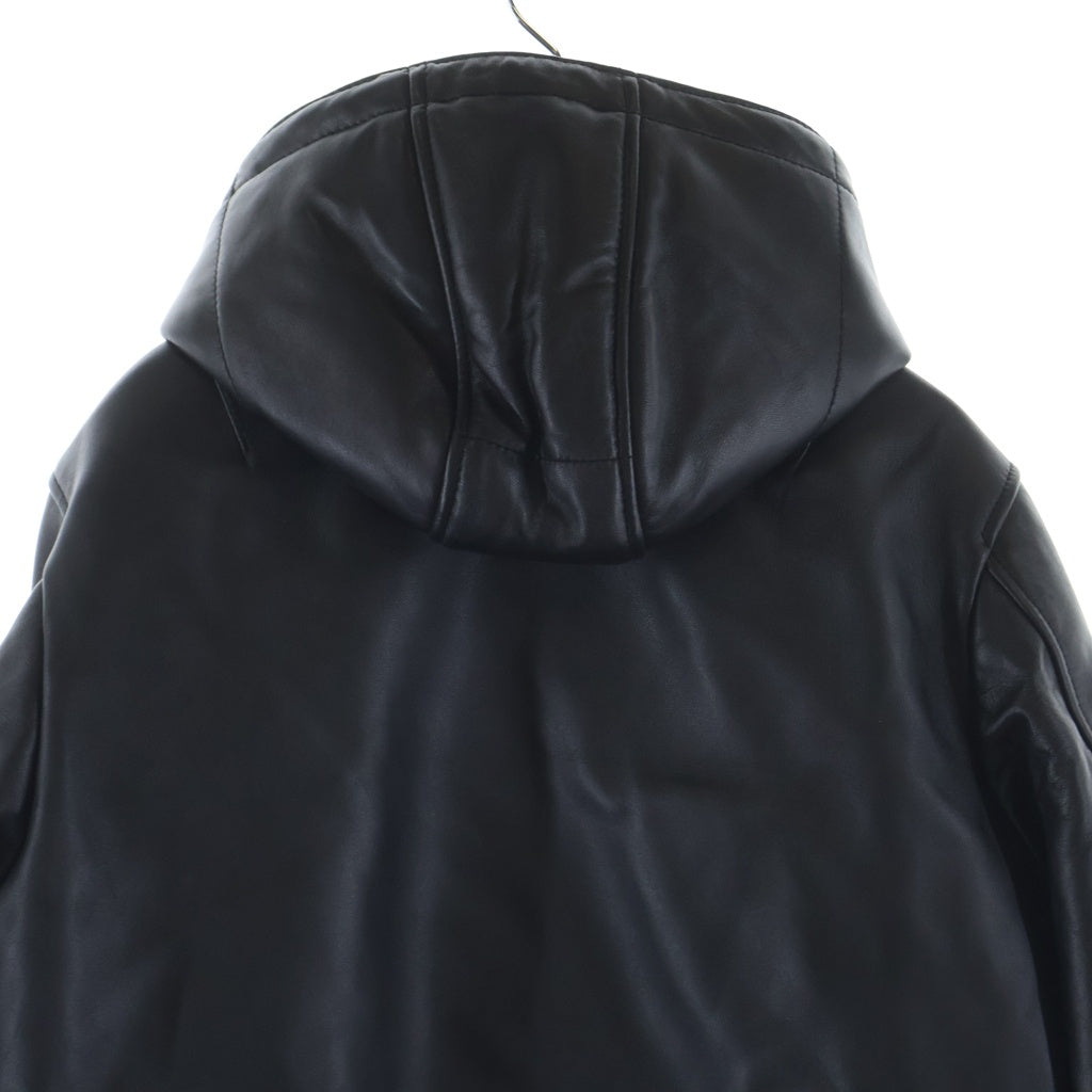 SAINT LAURENT PARIS(サンローランパリ) ×ショット ラムスキン ジップアップボンバージャケット レザージャケット ブラック 680379