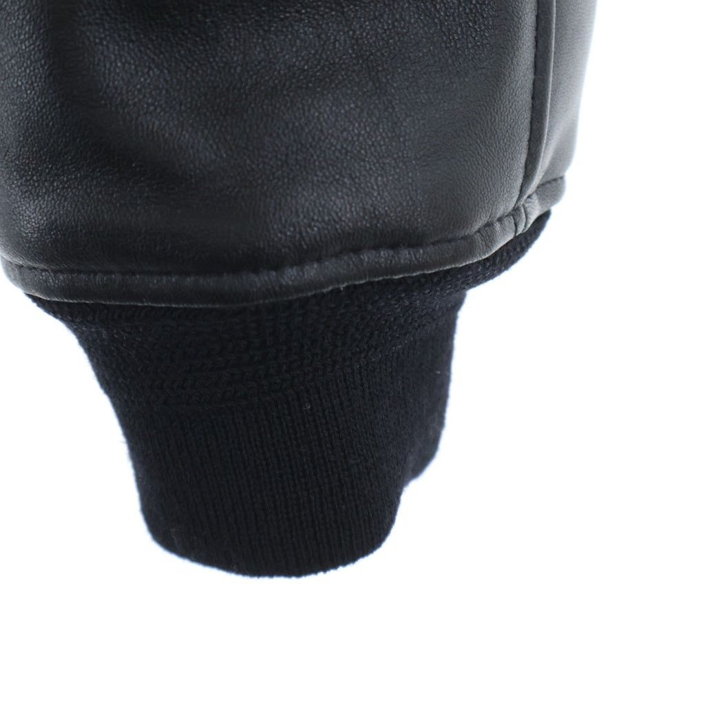SAINT LAURENT PARIS(サンローランパリ) ×ショット ラムスキン ジップアップボンバージャケット レザージャケット ブラック 680379