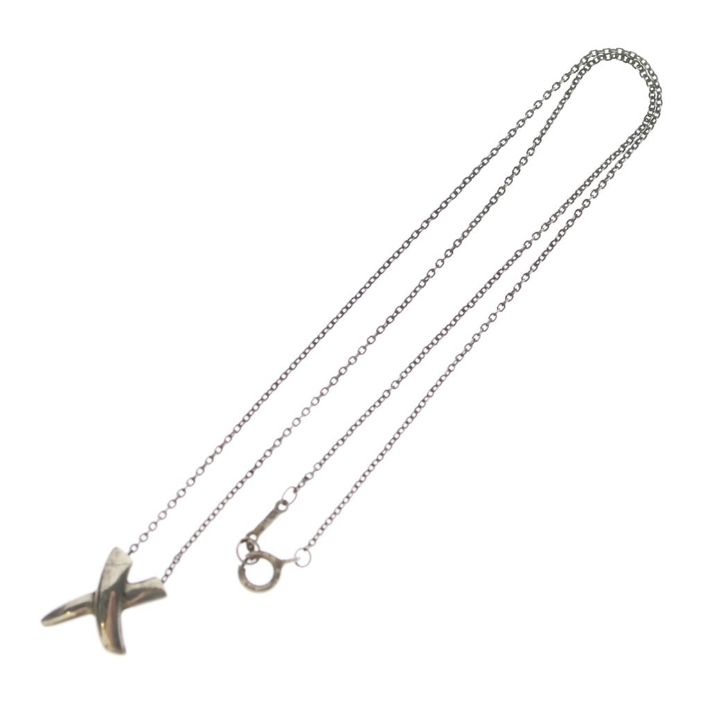 TIFFANY & Co.(ティファニー) パロマ ピカソ キス ネックレス SV925 シルバー 2.2g レディース