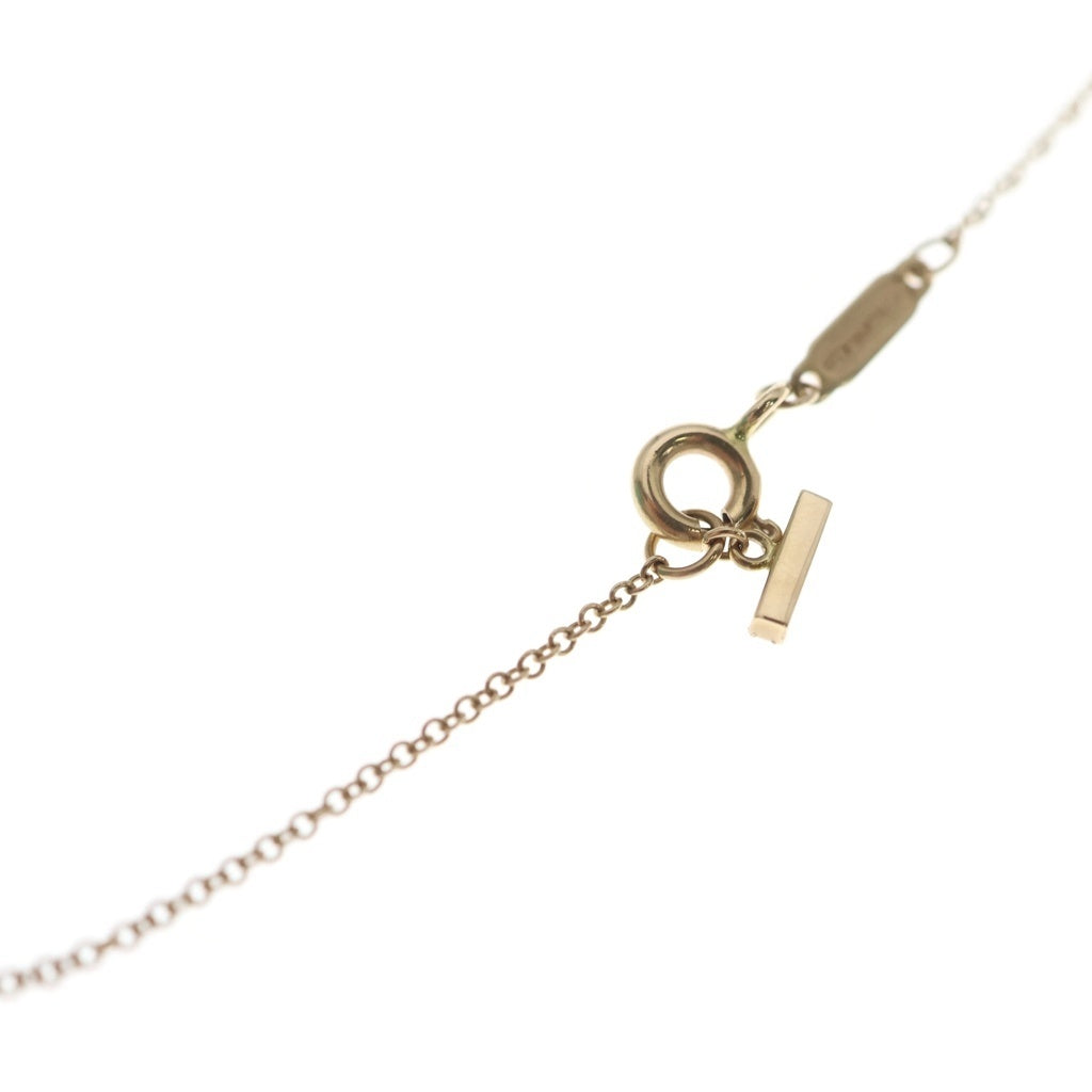 TIFFANY & Co.(ティファニー) Tスマイル ミニ ネックレス ペンダント チェーン ピンクゴールド Au750PG レディース