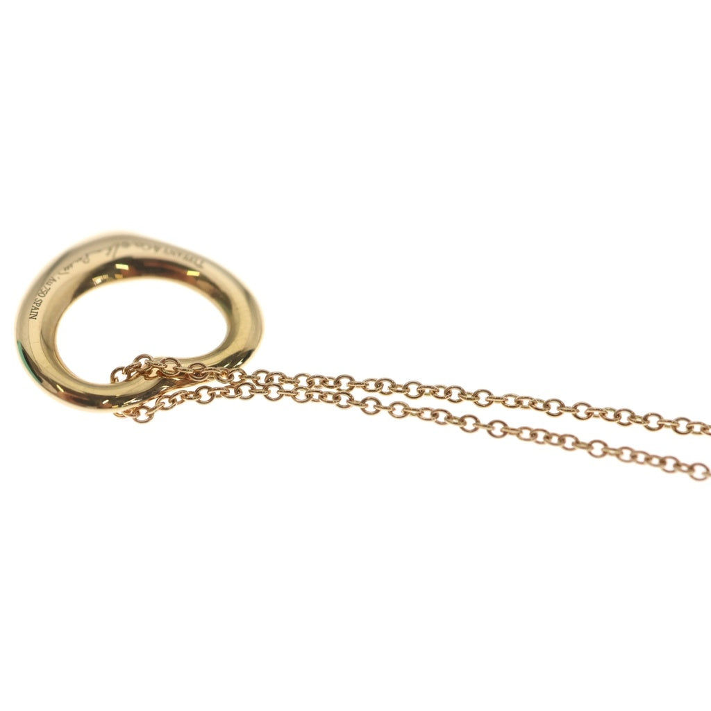 TIFFANY & Co.(ティファニー) オープンハート ネックレス ペンダント チェーン ピンクゴールド 750PG レディース